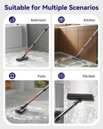 Adjustable Floor Scrub Brush