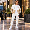 Men's Athletic Set Casual Sports Jacket and Jogging Pants