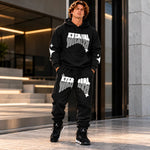 Men’s Premium Graphic Hoodie &amp; Jogger Tracksuit Set