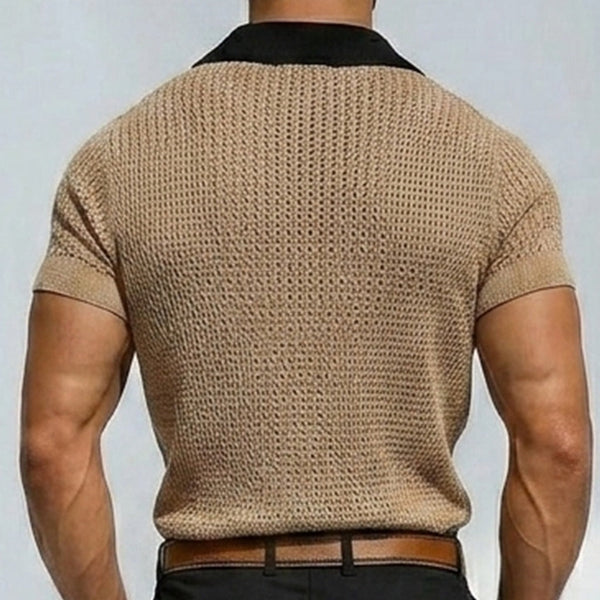 Textured Polo Tee