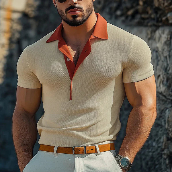 Summer Smart Polo Knit Tee