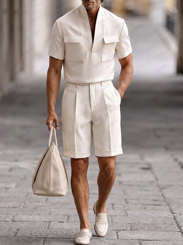 Urban Casual Multi-Pocket Everyday Set