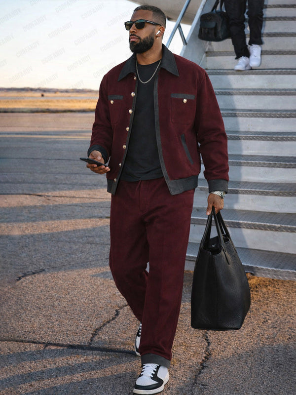 City Tweed Jacket and Pants Set