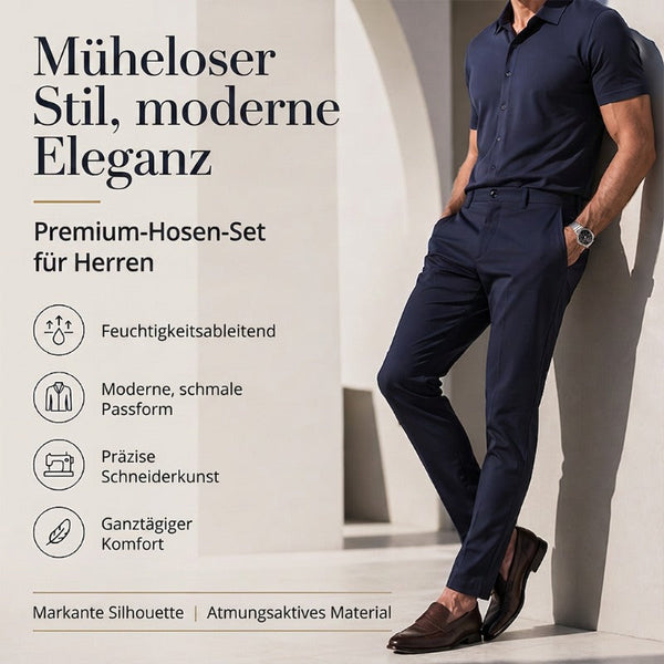 Summer Lightweight Casual Two-Piece Suit