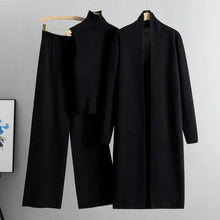 Load image into Gallery viewer, 3-Piece Set - Autumn Sleeveless Vest &amp; Cardigan &amp; Trousers

