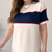 Load image into Gallery viewer, Women&#39;s two-piece color-blocked tracksuit
