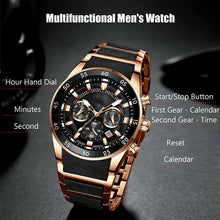 Load image into Gallery viewer, Men&#39;s Waterproof Multifunctional Quartz Watch ( Two Year Warranty)
