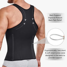 Load image into Gallery viewer, Men&#39;s slimming vest with zipper
