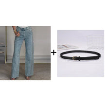 Load image into Gallery viewer, 🔥Straight Leg Jeans With Rhinestones
