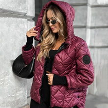 Load image into Gallery viewer, 🔥Warm and casual cotton hooded jacket for women
