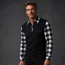 Load image into Gallery viewer, Men's Casual Long-Sleeve Half-Zip Shirt
