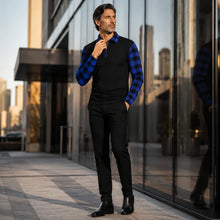 Load image into Gallery viewer, Men's Casual Long-Sleeve Half-Zip Shirt
