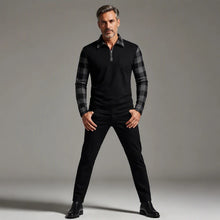 Load image into Gallery viewer, Men's Casual Long-Sleeve Half-Zip Shirt
