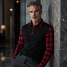 Load image into Gallery viewer, Men's Casual Long-Sleeve Half-Zip Shirt
