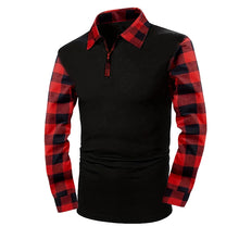 Load image into Gallery viewer, Men's Casual Long-Sleeve Half-Zip Shirt
