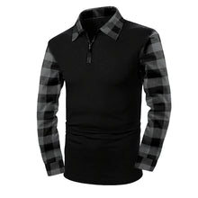 Load image into Gallery viewer, Men's Casual Long-Sleeve Half-Zip Shirt
